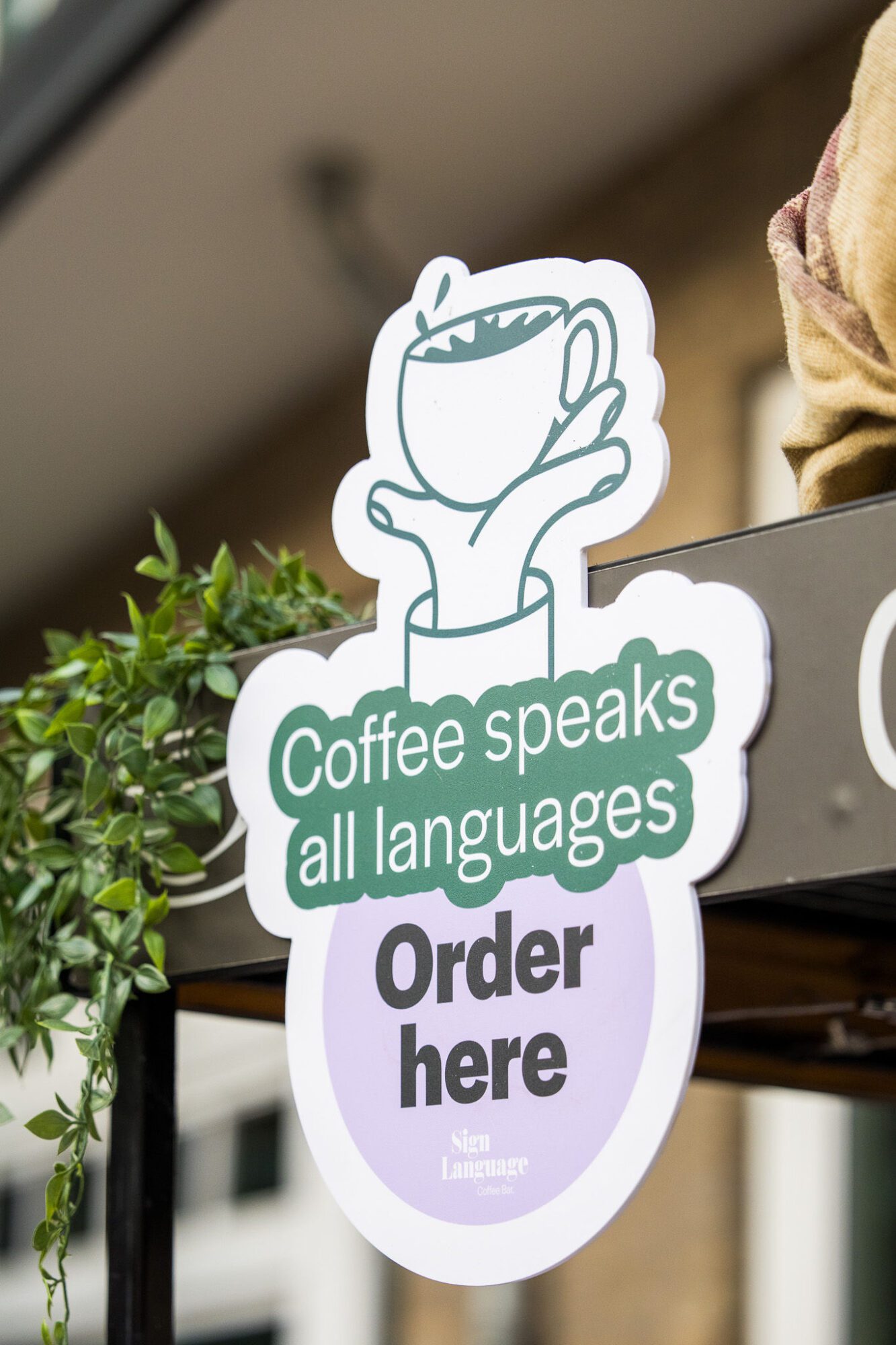 Sign Language Coffee Bar