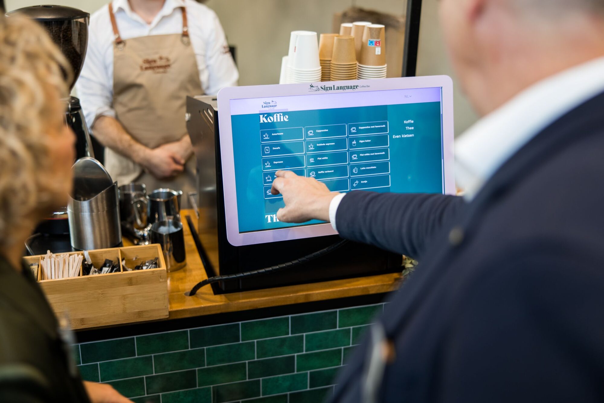 Sign Language Coffee Bar